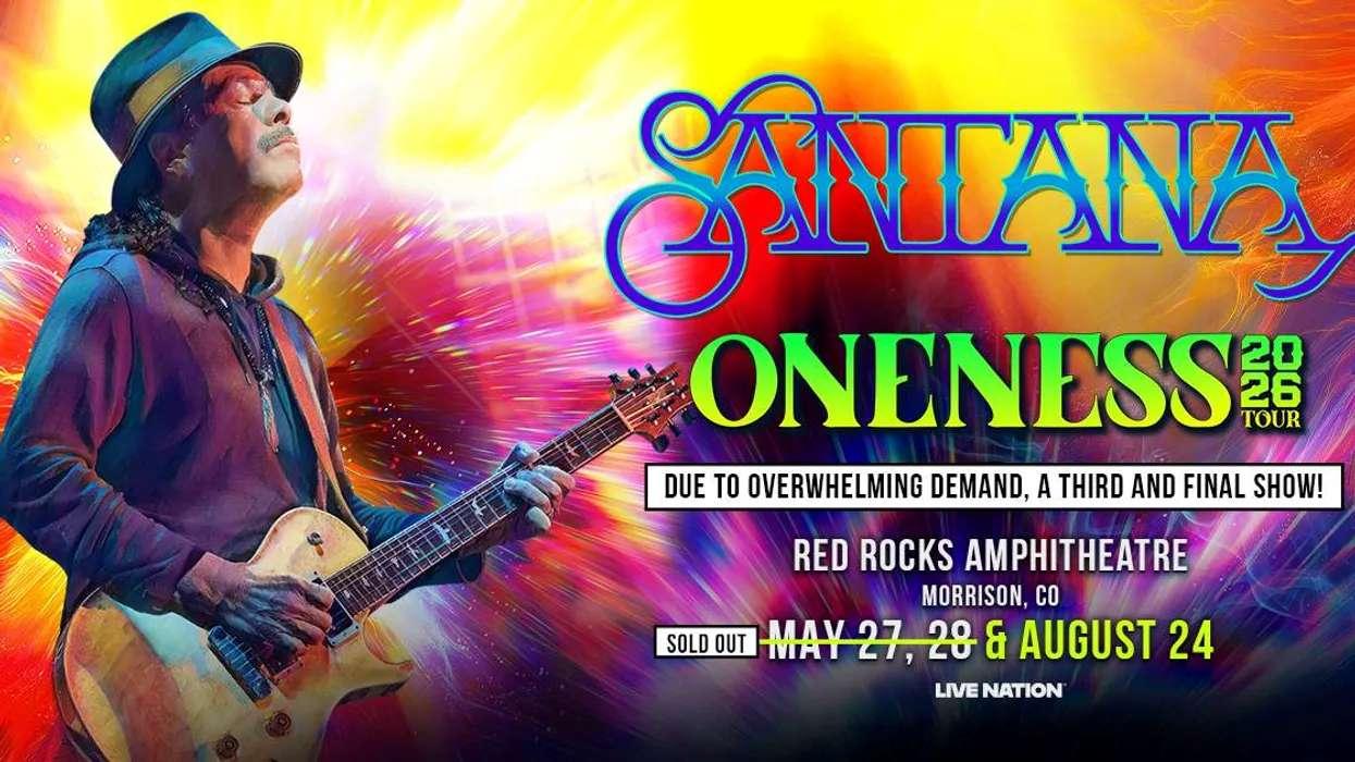 Santana Red Rocks August 2026 — Third Oneness Tour Night Hits Morrison August 24