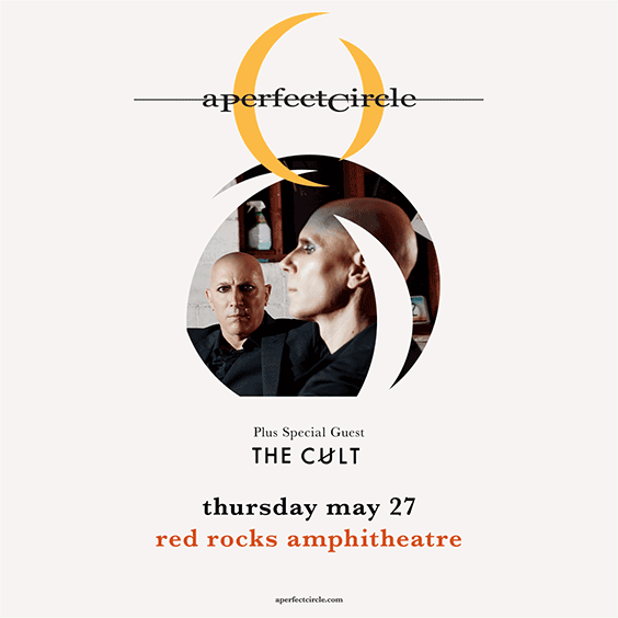 A Perfect Circle Red Rocks 2027 Transportation — With The Cult on May 27