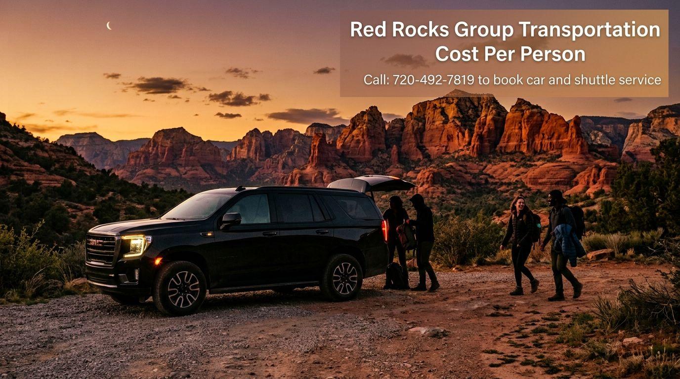 Red Rocks Group Transportation Cost Per Person: The Math That Changes Your Mind