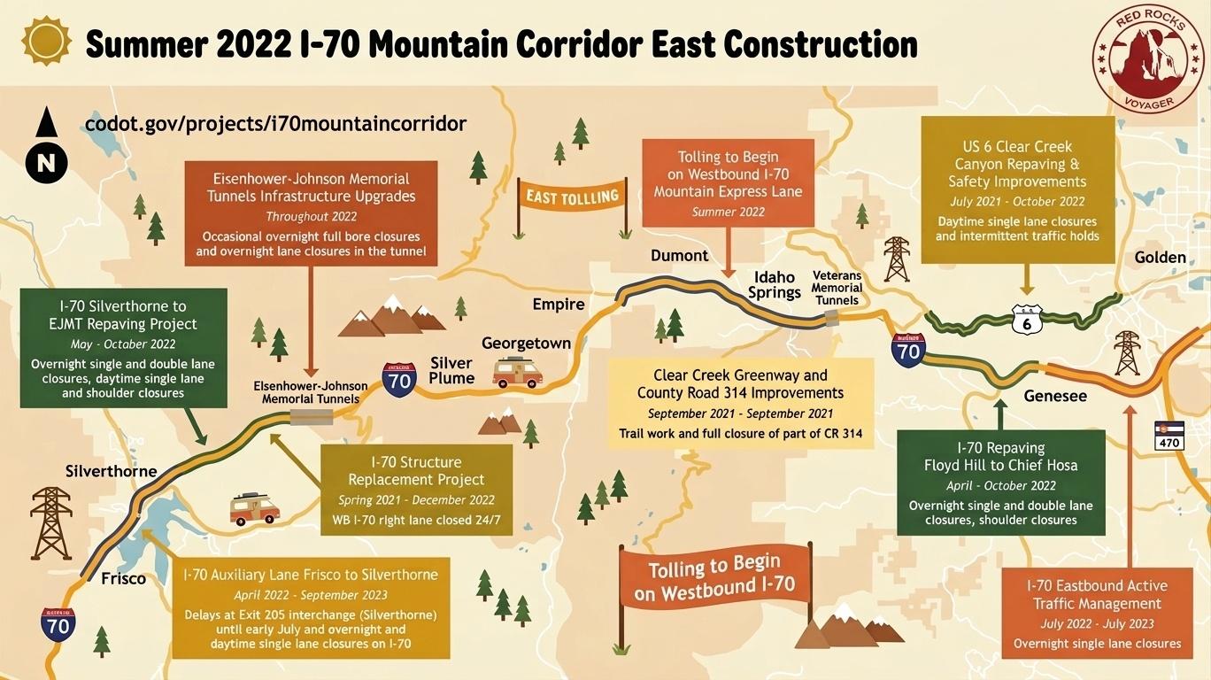 Red Rocks I-70 Construction Detour: Bridge Repairs Are Wrecking Show-Night Drive Times