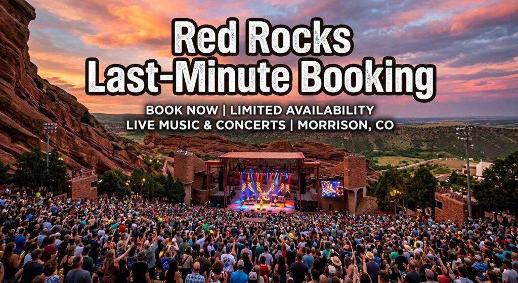 Red Rocks Last-Minute Booking