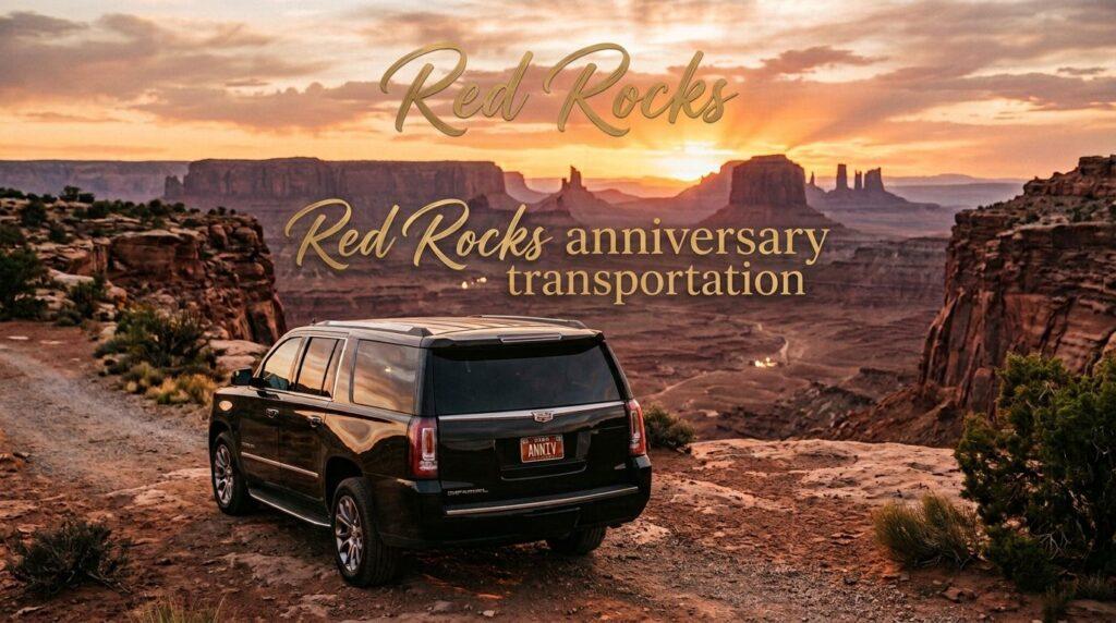 Red Rocks anniversary transportation
