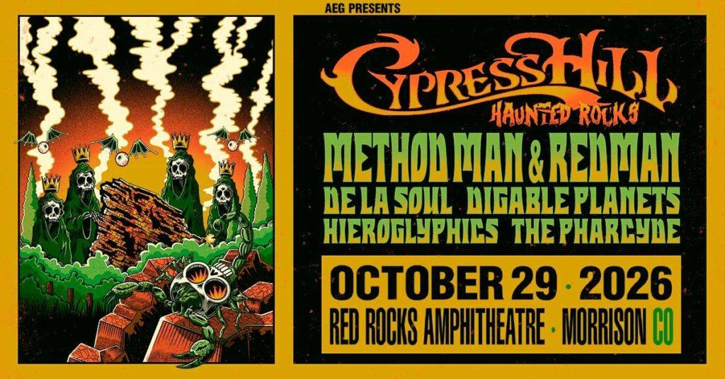 Haunted Rocks Red Rocks 2026 Transportation — Six Legendary Acts on October 29 2 Denver Red Rocks Car Service Haunted Rocks Red Rocks 2026 transportation