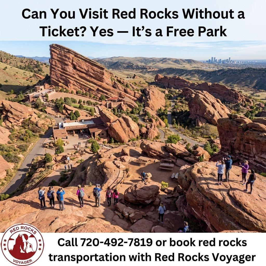 Can You Visit Red Rocks Without a Ticket? Yes — It's a Free Park 2 Denver Red Rocks Car Service Can You Visit Red Rocks Without a Ticket