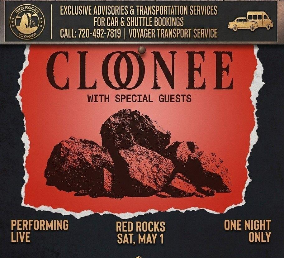 Cloonee Red Rocks 2027 Transportation — A Saturday Night Return on May 1