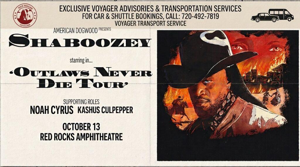 Shaboozey Red Rocks 2026
