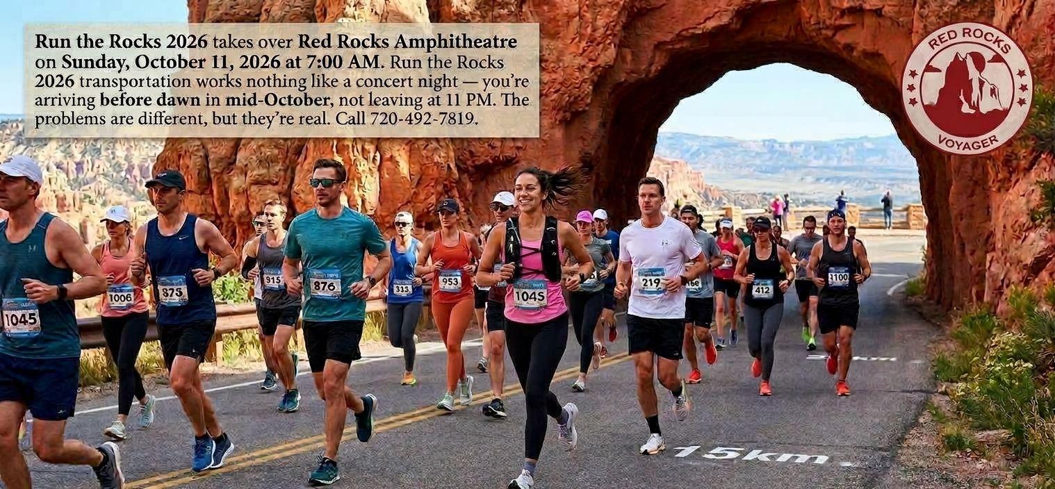 Run the Rocks 2026 Transportation — A 7 AM Start and Why You Shouldn’t Drive Yourself